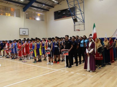 مراسم افتتاحیه مسابقات قهرمانی بسکتبال نوجوانان کشور به میزبانی رفسنجان